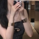 奇怪教母 小众设计感宽边开口手镯女ins冷淡风网红手环高级臂环
