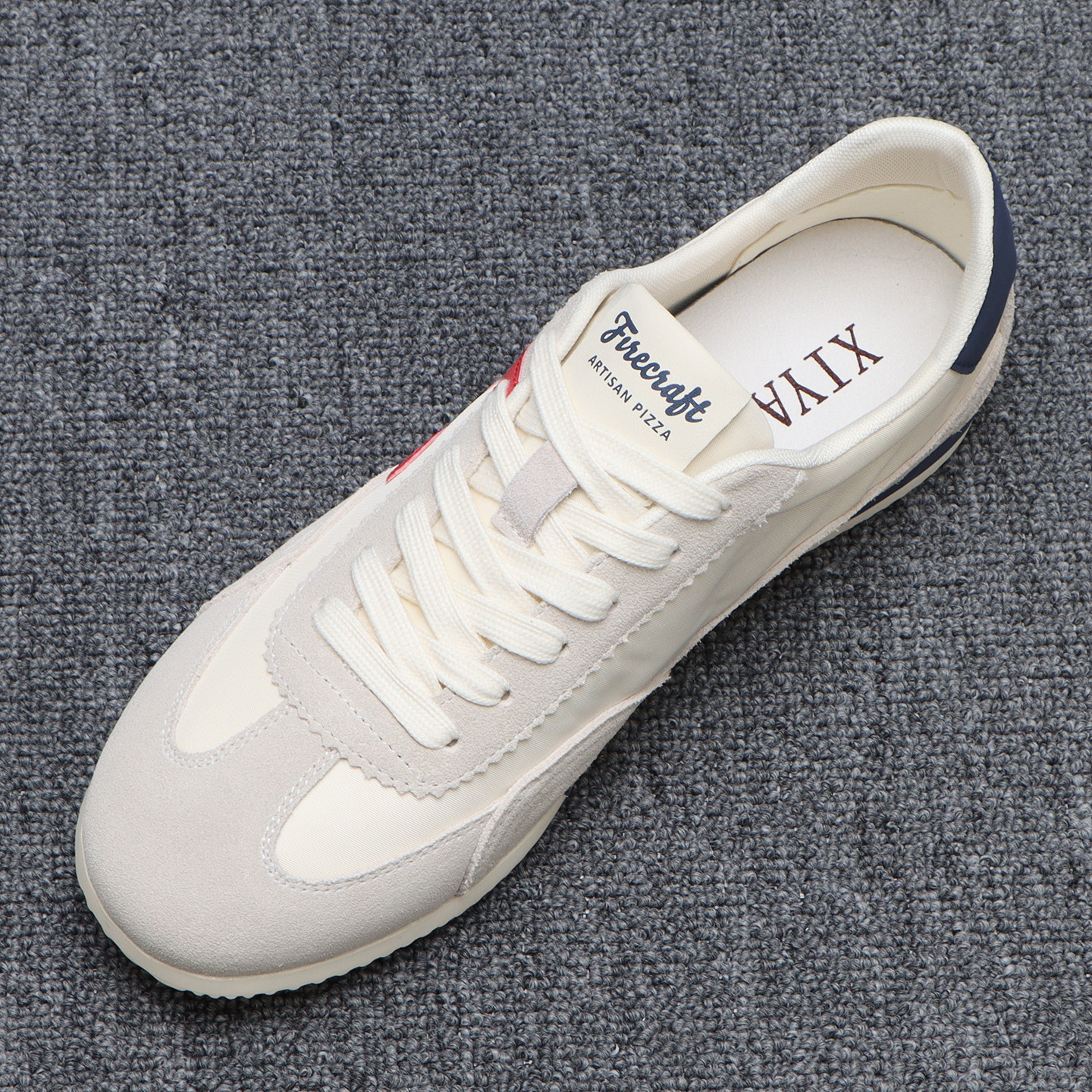 白色徳训鞋男款透气软底运动休闲鞋2026新款夏季百搭系带男士板鞋