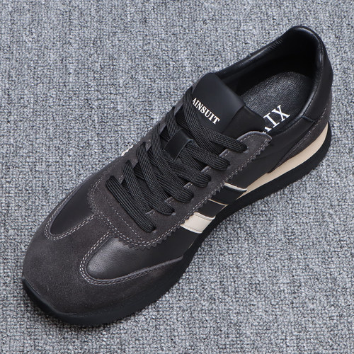 德训鞋男款2025新款软底真皮休闲