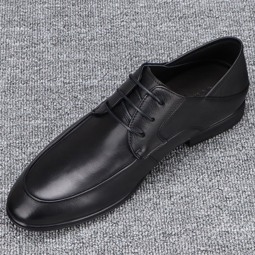 商务休闲鞋男款系带软底皮鞋男