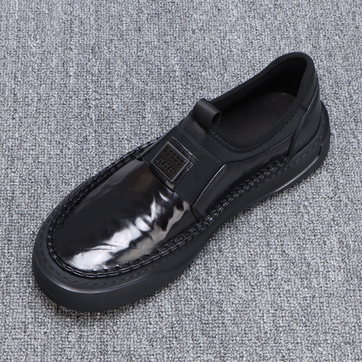 2025新款软底透气男士皮鞋厚底