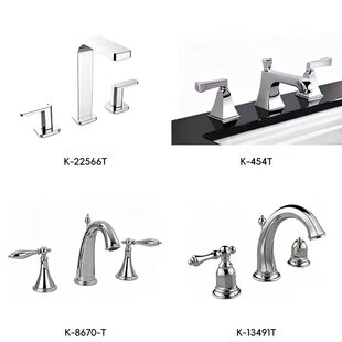 科勒K-454T/K-8670T/K-13491T/K-22566T双把手三孔面盆水龙头全铜