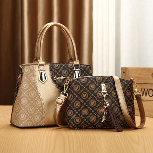 手拎妈妈包包新款中号母子包女装手提斜挎包袋两用夸包2025女土包