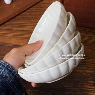 浅瑾秋秋 出口原单南瓜小菜碟陶瓷家用5英寸小圆盘高颜值小盘碟子