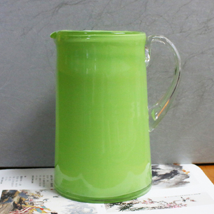 80/90年代冷水壶 纯色玻璃瓶酒吧啤酒杯怀旧装饰道具摆设民俗养花