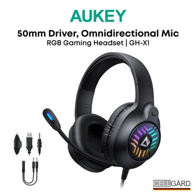 rgb彩灯aukey海外品牌电竞耳机