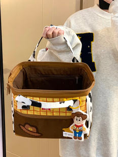 玩具总动员巴斯光年手提包斜挎包女2025新款大容量包包外出旅行包