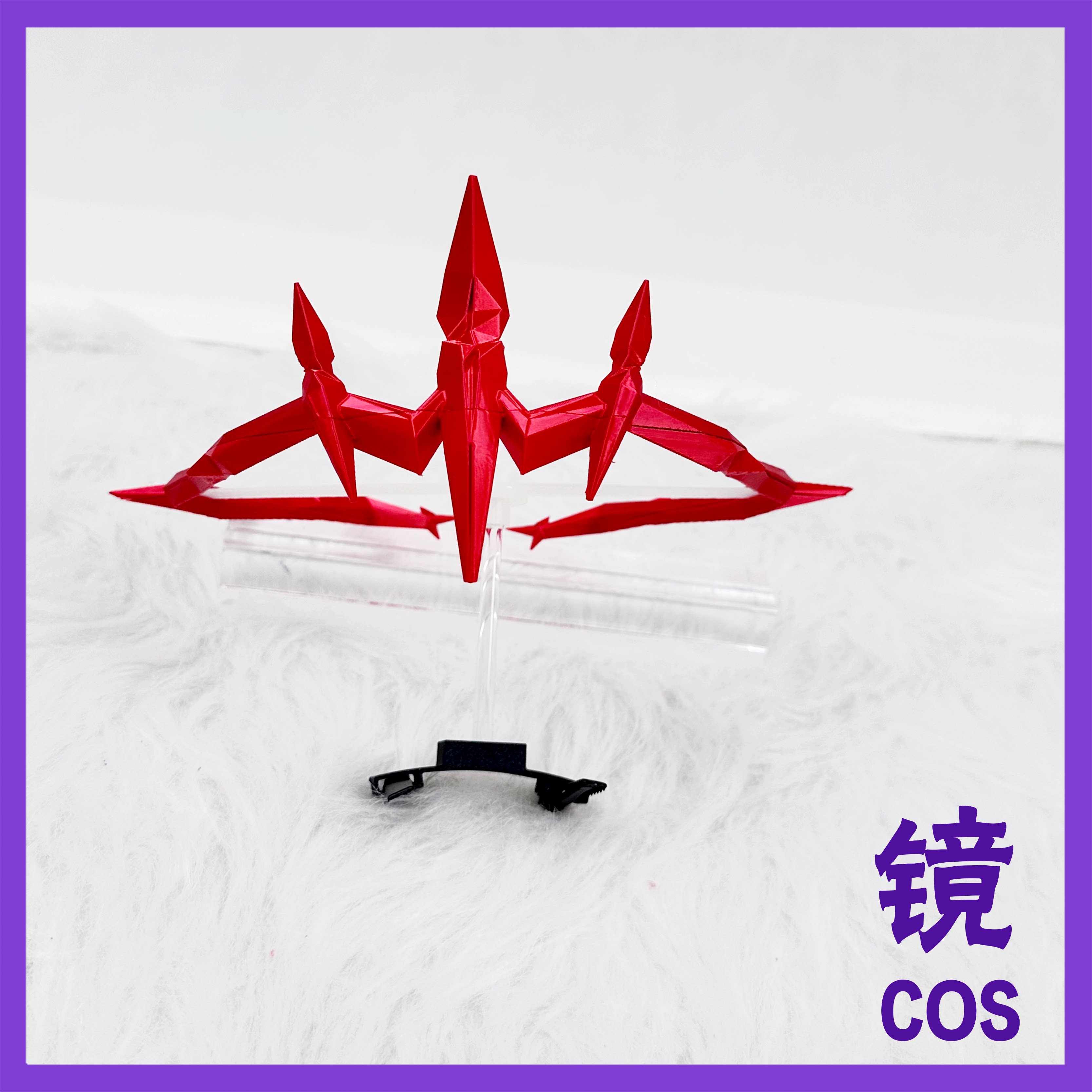 明日方舟终末地卡缪cos武器道具长枪游戏cos头饰光环头环耳饰
