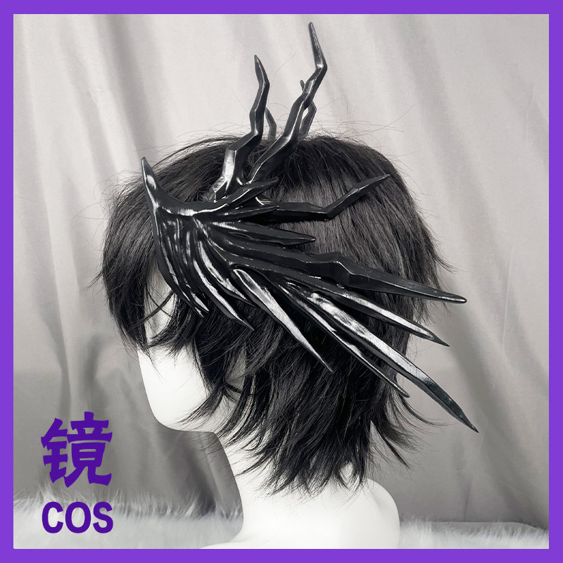 明日方舟萨卡兹女妖之主逻各斯logos COSPLAY道具头饰服装配饰图片