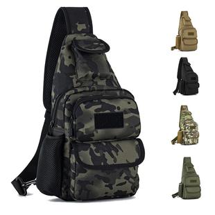 新款男包多功能战术胸包户外旅行单肩斜跨包休闲运动尼龙胸前背包