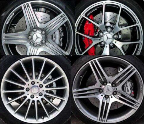 奔驰C63 CLS63 S63 GL63 G63 SLK55 SL63 E63 CL63AMG锻造轮毂