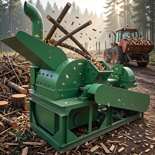 多功能木材粉碎机大型树枝枝条木头木屑锯末机小型边角料破碎机