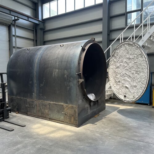 定制大小型原木碳化炉 卧式木炭机烧炭机器 全套新型连续式炭化炉