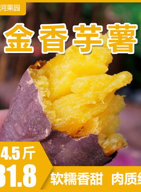 【热卖中】壹亩地瓜金香芋薯黄心番薯红薯软糯香甜细腻无筋地瓜