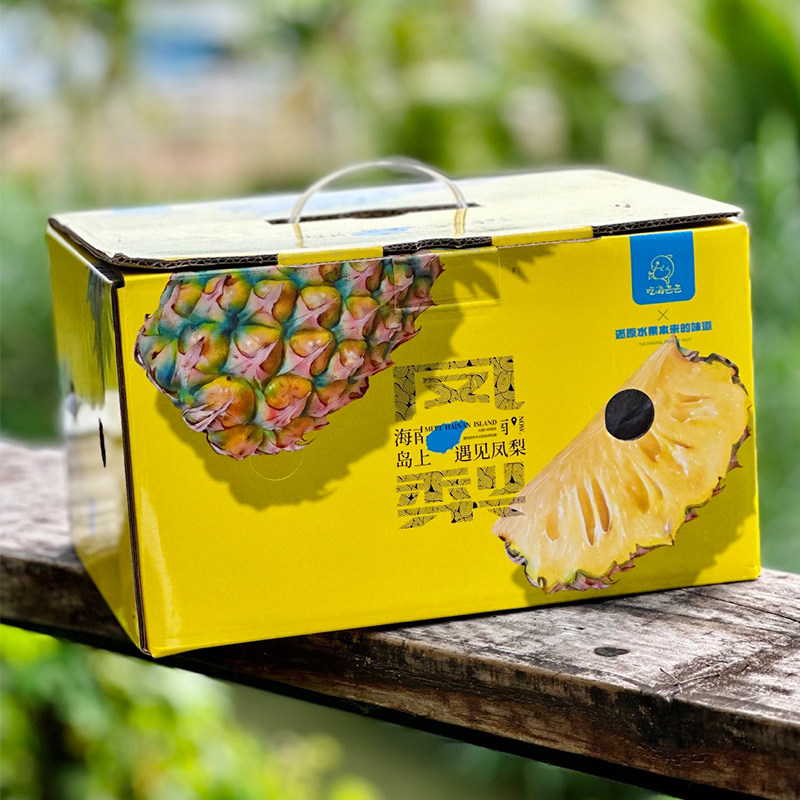 【已下架】纯甜无酸！吃海茫茫冲浪凤梨冬蜜青皮新鲜多汁水果礼盒