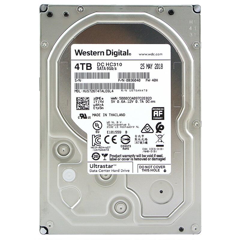 WD/西部数据4T 6T 8T 10T 12T 16T 18T 20T 3.5寸企业级机械硬盘