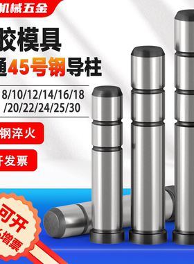 塑胶模导柱45钢直导柱导套普通导柱模具内导柱直径22/24/28