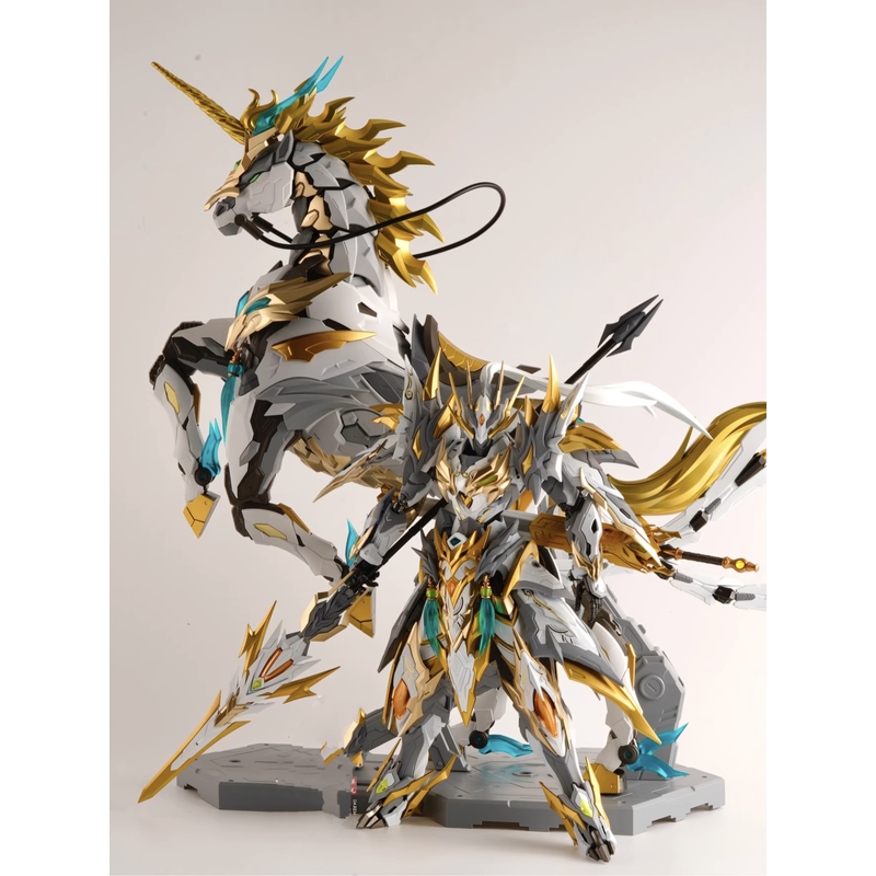 摩动核赵云喷漆黄金带独角