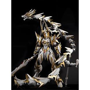 现货 摩动核敖丙蓝白 白金改色 地会星寒龙子 干将 国创机甲模型