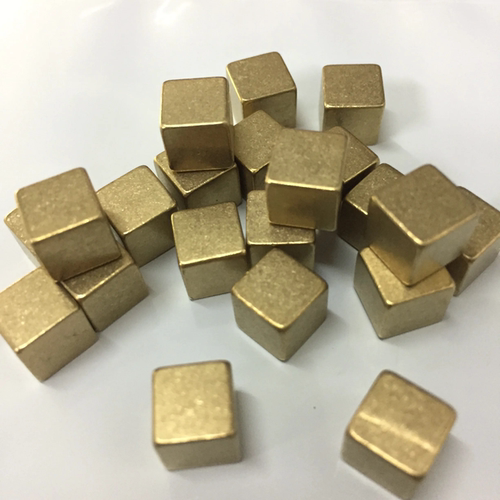 8*8*8mm实心黄铜金属方块tokenDTY配件桌游标记指示物