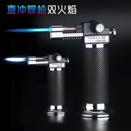 刘艳平ZP-802可调节双火型喷枪焊枪直冲明火打火机Welding torch