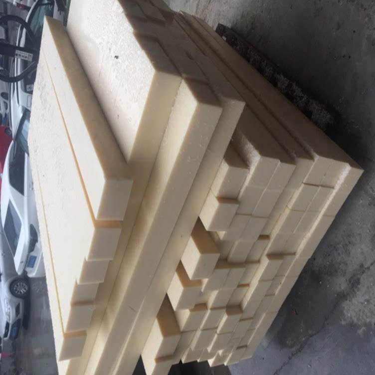 进口米黄色abs板圆棒方块灰白色塑料板加工零切直径 10mm12mm15mm