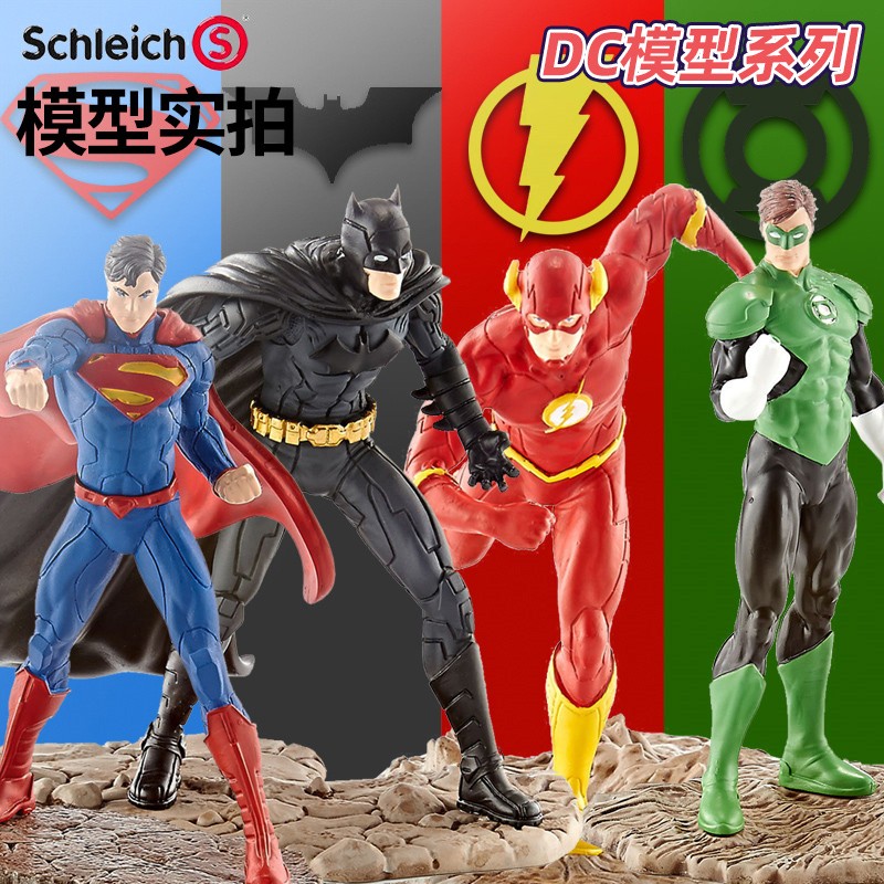 思乐Schleich英雄蝙蝠侠对战小丑小人人偶闪电侠公仔玩具模型摆件