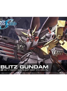 万代BANDAI HG SEED R 04 1/144 GAT X207 迅雷高达 闪电敢达拼装