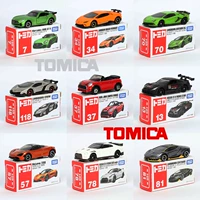 Takara tomy, Lamborghini, металлический гоночный автомобиль, машина, реалистичная модель автомобиля для мальчиков