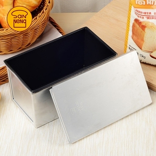 现货三能黑色不沾吐司模具450g吐司盒烤面包土司模SN2052 SN20522