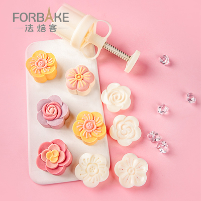 法焙客印具月饼模具花生凤梨卡通