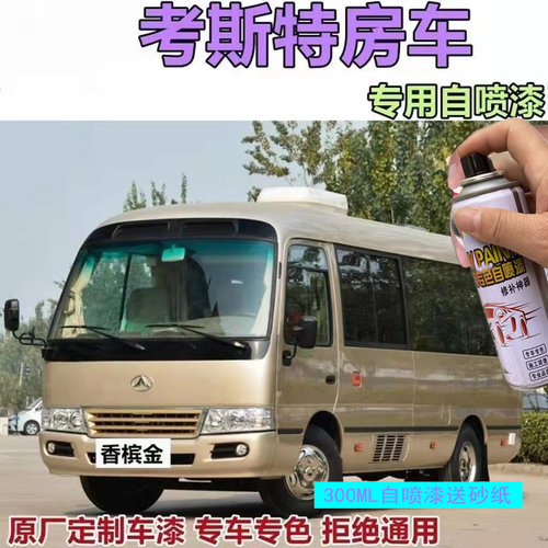 丰田考斯特专用香槟金色自喷