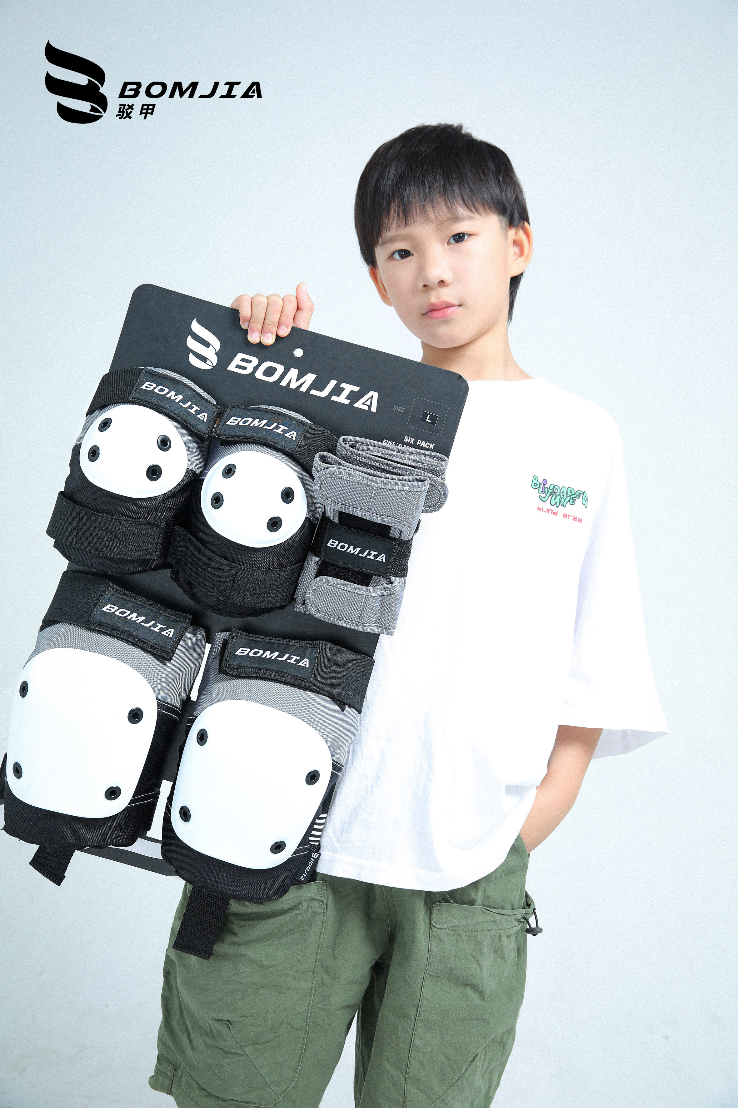 驳甲护具青少年儿童运动专业成人粉色护具滑板长板轮滑护膝防护