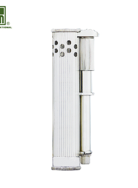 日本WIN原装进口复古煤油打火机银钻小竖纹商务高档礼品男士正品