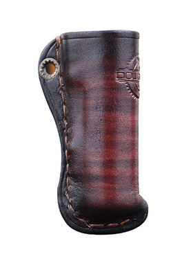 日本道格拉斯/WIN胜利煤油黄铜打火机专用保护皮套植鞣头层牛皮