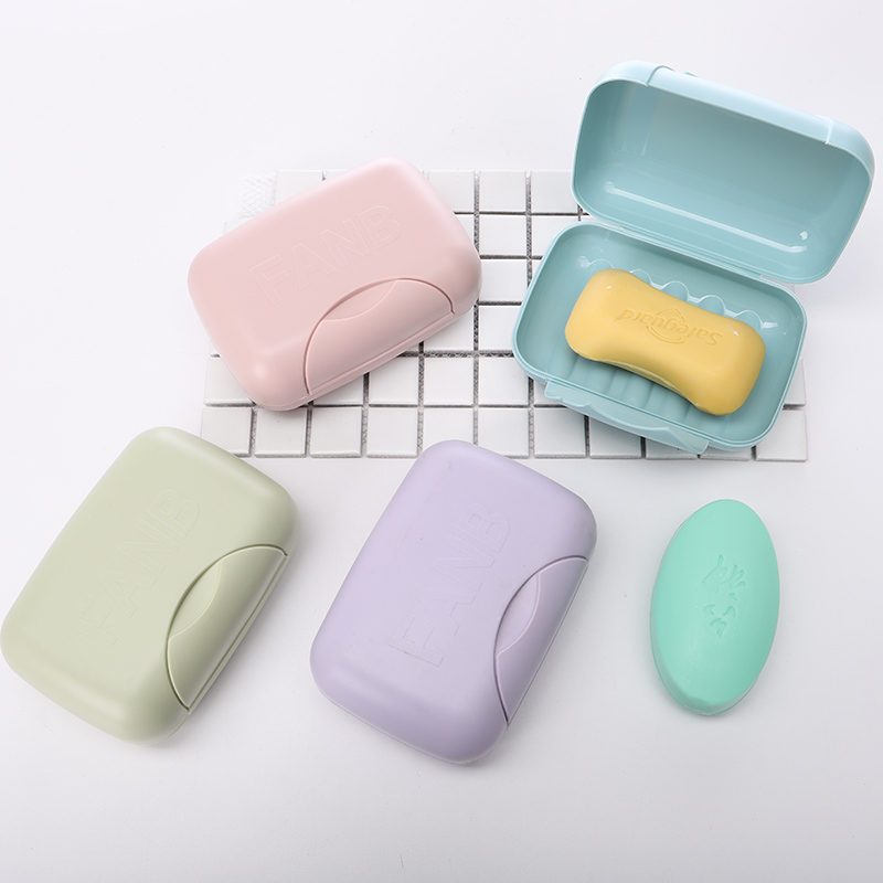 带锁扣学生旅行便携密封防水皂盒