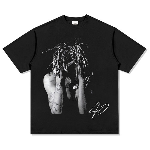XXXTentacion美式嘻哈水洗短袖潮