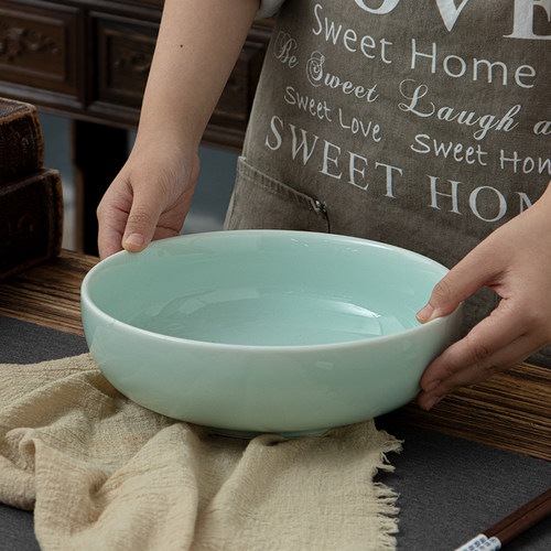 面碗陶瓷大众圆形中式6寸釉下彩