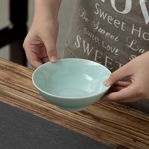 陶瓷中式大众釉下彩米饭碗6寸碗