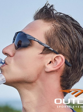 墨镜运动风偏光户外跑步骑行眼镜