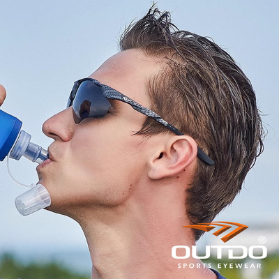 墨镜运动风偏光户外跑步骑行眼镜