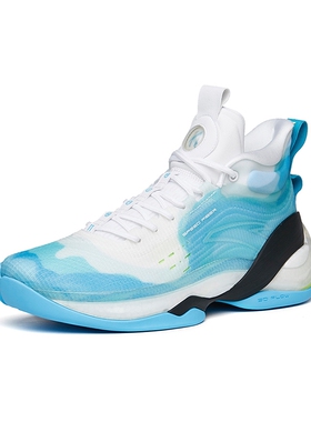 安踏KT7篮球鞋氮科技专业男天使之城回弹缓震专业耐磨高帮碳板粉