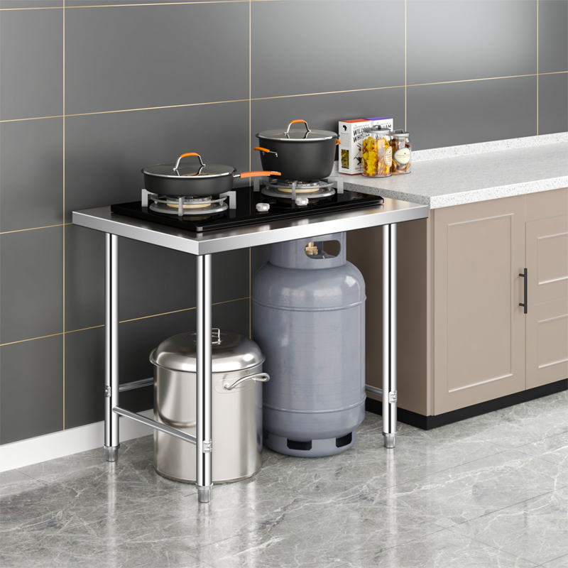 不锈钢厨房工作台加厚多层置物架