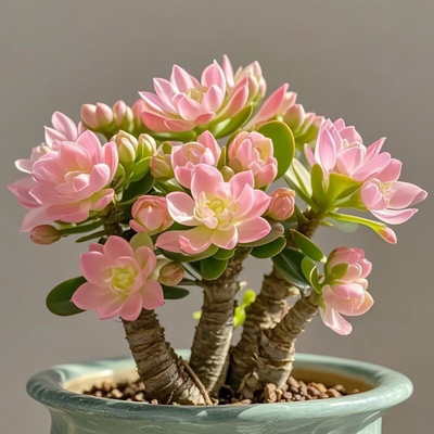 浓香型金钱串玉树姬红花月招财猫耐旱花卉绿植客厅阳台室盆