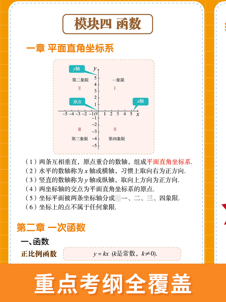 易蓓通用版初中数学七八九年级公式定理定律大全墙贴海报挂图