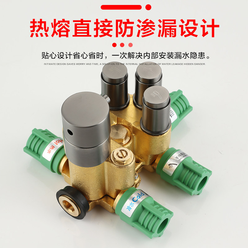 恒温花洒套装入墙预埋嵌入式暗装淋浴增压喷头