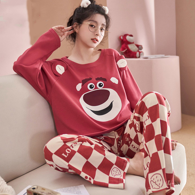 睡衣新款女舒适家居服卡通