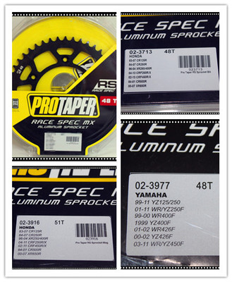 Pro TAPER 越野摩托车配件 进口越野后牙盘