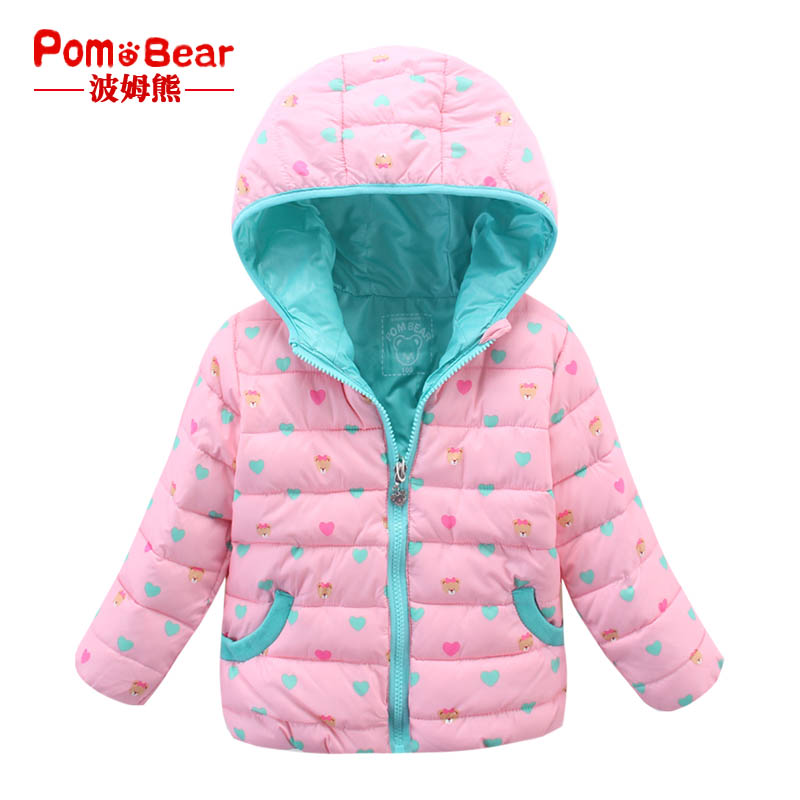 Manteau pour fille POM BEAR en mélange - Ref 2164291 Image 5
