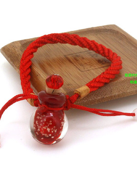 圆葫芦夜光金沙香薰精油瓶手绳